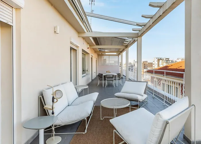Apartment Apollo, Luxe Aristotelous Penthouse, View Thessaloniki