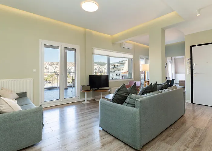 Apartment Apollo, Luxe Aristotelous Penthouse, View